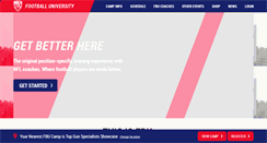 Desktop Screenshot of footballuniversity.org